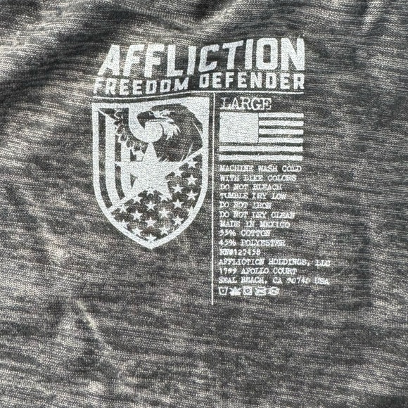 Affliction Men's Short Sleeve Skull Graphic T-shirt- Size: L/XL/3XL - NWT - Picture 10 of 11